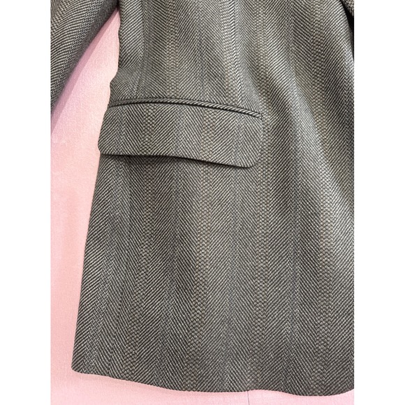 Vintage Bert Pulitzer Gray pure Wool Blazer Jacket Tailored USA‎ Fits 44R to 46R - Picture 10 of 13